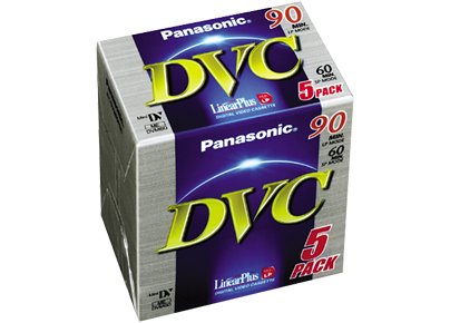 Childrens Toyshop   : Panasonic DVC Tape 60 minute 5 Pack