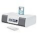 iHome iH9R Dual Alarm Clock Radio with Remote Control and AM FM Presets, White