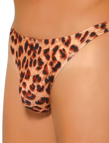 Wild Man Leopard Thong. 41ESBziYtxL Wild Man Leopard Thong.