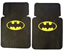 Front Car Truck SUV Rubber Floor Mats - Batman Classic Logo
