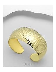 Cuff Bracelet In Brass