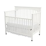 Graco Lauren 4-in-1 Dropside Convertible Crib - White