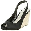 Nine West Women's Viscose Peep Toe Wedge