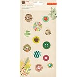Crate Paper Acorn Avenue Brads & Buttons