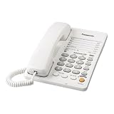 Panasonic KX-TS105W Corded Phone, White