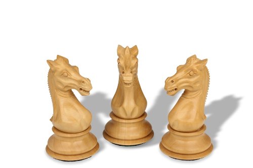 Classic Staunton Knight Paperweight in Boxwood-image