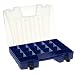 Akro-Mils 6318 Plastic Portable Hardware and Craft Parts Organizer, Large, Blue