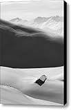 IMAGE OF Mountain Shadow in the French alps Canvas Print / Canvas Art - Artist Pierre Leclerc
