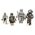 Lord of the Rings-Mini-mates 4 pack (Gollum, Gandalf, Frodo & Uruk-Hai)