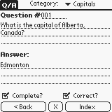 Quiz cards
