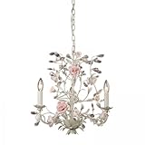 ELK Lighting 8091/3 3 Light Heritage Mini Chandelier, Cream
