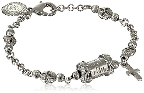 The Vatican Library Collection Silver-Tone Prayer Bead Bracelet, 7