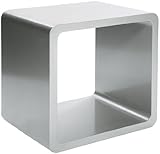 Kare 71540 Lounge Cube 49 x 49 x 39 cm silber MDF