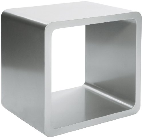 Kare 71540 Lounge Cube 49 x 49 x 39 cm silber MDF