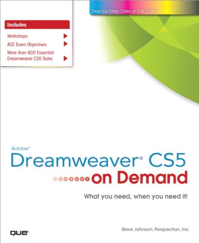 Dreamweaver: Adobe Dreamweaver CS5 on Demand Images