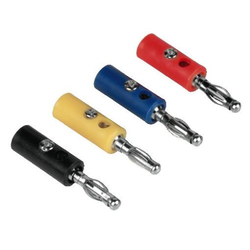 Hama Bananenstecker, 4 St&uuml;ck