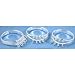 3 Silver Plated Charm Ring Beading Jewelry Beadery Rings Part