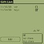 Gift List downloadable Software