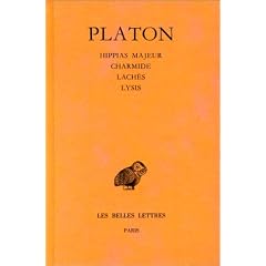 Platon, tome 2 : Hippias majeur - Lach�s - Lysis - Charmide