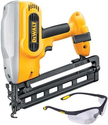 Tools: DEWALT DC618B 18 Volt XRP Cordless 16 Ga. 1 1/4 to 2 1/2 Angle Finish Nailer  Bare Tool 