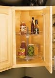 KV Lazy Susan Full Round 2 Wire Shelves 28" (Set) Chrome