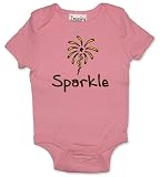 Inspire Clothing Sparkle Bodysuit Bubble Gum, 0-3 Months