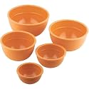 Mario Batali 5-Piece Measuring Prep Bowl Set, Persimmon