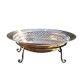 Solid Copper Fire Pit with Legs- 30"