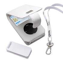 GEAR4 LeatherJacket - Leather Case for iPod Video - White