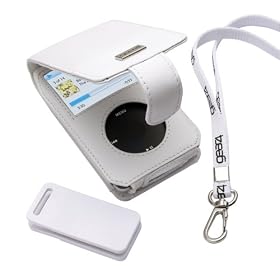 GEAR4 LeatherJacket - Leather Case for iPod Video - White