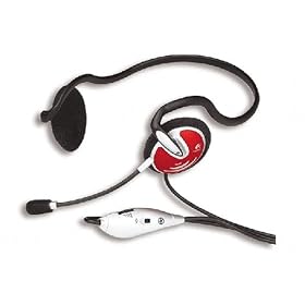 Logitech Internet Chat Headset - Headset ( behind-the-neck ) - black
