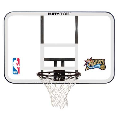 Philadelphia 76ers NBA Backboard and Rim Combo
