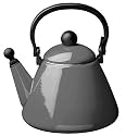Le Creuset Kone Kettle with Whistle, Granite, 1.6 Litre