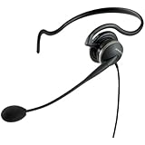 Jabra GN2124 4-in-1 Mono Corded Quick Disconnect Headset with 4-in-1 Wearing Styles for Deskphone