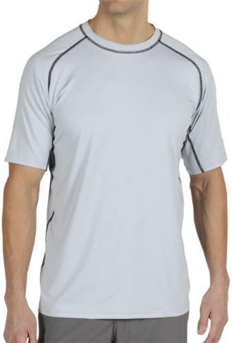 ExOfficio Men's Sol Cool Short-Sleeve Tee,Oyster,Medium