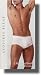 Geoffrey Beene Men's Classic White Knit Cotton Briefs 3-pack