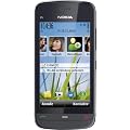 Nokia C5-03 Smartphone (8.1cm (3.2 Zoll) Touchscreen, 3.5mm Klinkenbuchse, Ovi Karten, GPS) graphite black