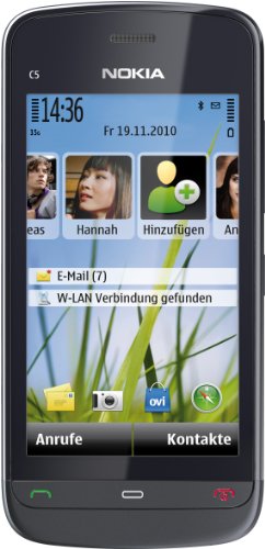 Nokia C5-03 Smartphone (8.1cm (3.2 Zoll) Touchscreen, 
