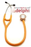 Delphi EMT Cardiology III Stethoscope 27" - Orange