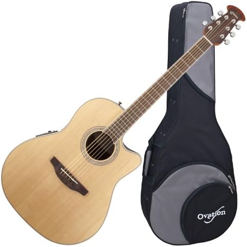 OVATION CS24-4 Celebrity Standard Acoustic-Electric Guitar NATURAL FINISH with Ovation Zero-Gravity Case