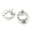Crystal Circle Drop Clip Earrings