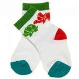 POLARN O. PYRET TURTLE PARADE NEWBORN TERRY SOCKS