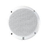 6 Round Flush-Mount Marine Speakers (Pair)/ Low Magnetic Field