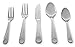 Culina Capri 20pcs Flatware for 4, 18/10 Stainless Steel Silverware Mirror Finish