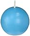 Zest Candle 12-Piece Ball Candles, 2-Inch, Turquoise