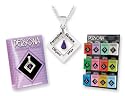 February Amethyst Persona Birthstone Pendants w/ Verse