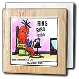 Londons Times Funny Food Coffee other Digestibles - 3 Carrot Ring - Tile Napkin Holders