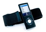 Tuff-Luv Slim&Lite Silicone skin case cover + armband for iPod Nano 5th gen - (black)