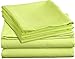 Clara Clark BRIGHT COLORED Complete Bed Sheet Set, Kids, Children, Teens, Boys and Girls Personal Microfiber Soft and Comfortable - Twin Size, Green (Lime Punch) Color