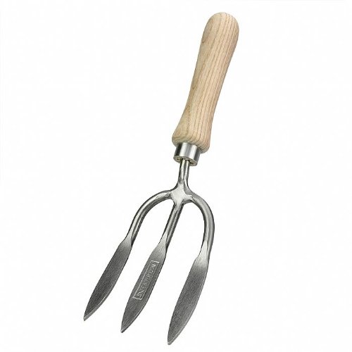 Dutch Stainless Steel Garden Hand Fork by GreenYard Keeper